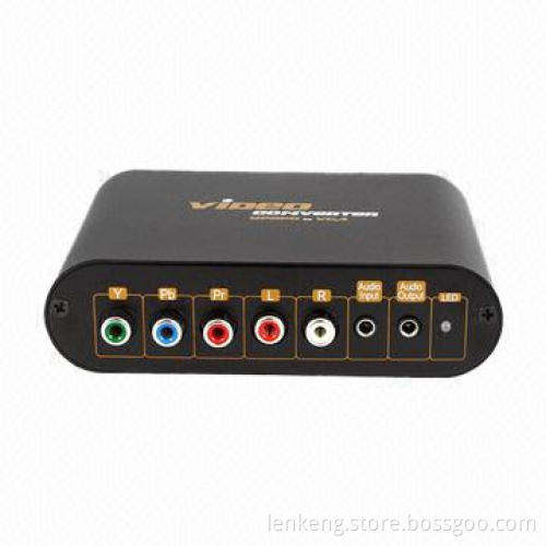 Component to VGA Converter with DC 5V/1A Power Adapter